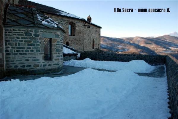 Neve sul terrazzo